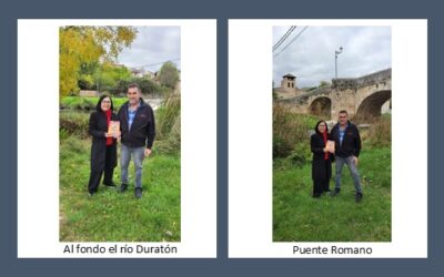 Entrega de libro al alcalde de Fuentidueña